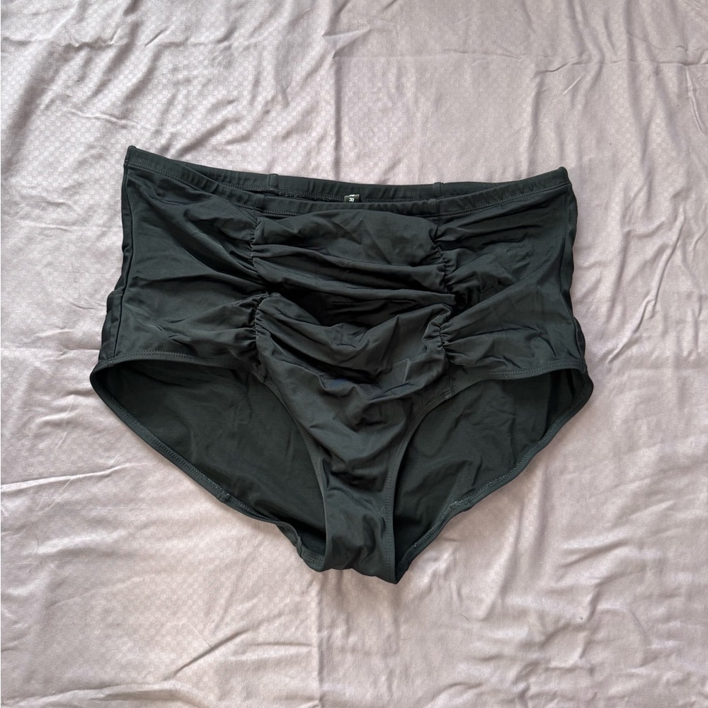 Torrid Black High-Waisted Swim Bottoms